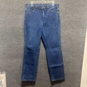 VTG Wrangler 936DEN Men's 34x32 Regular Fit Cowboy Cut Jeans Blue Denim
